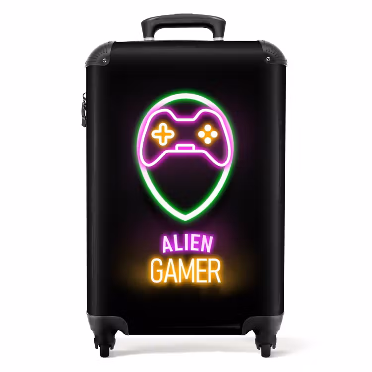 Suitcase - Alien Gamer — 1