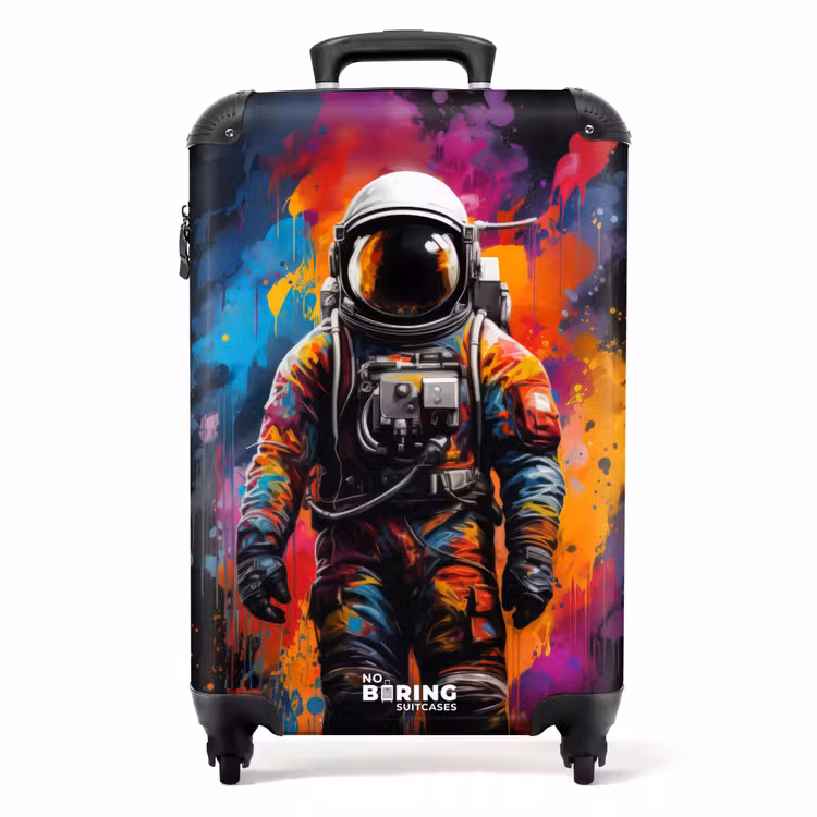 Suitcase - Astronaut surrounded by graffiti — 1
