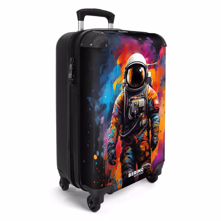 Suitcase - Astronaut surrounded by graffiti — 2