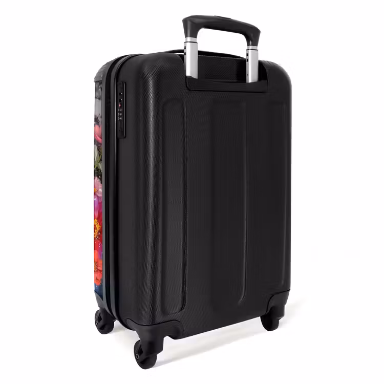 Suitcase - Bird with flowers in graffiti style — 3