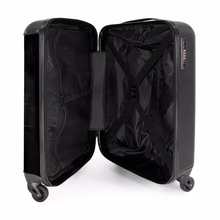 Suitcase - Black cat with bright eyes — 4