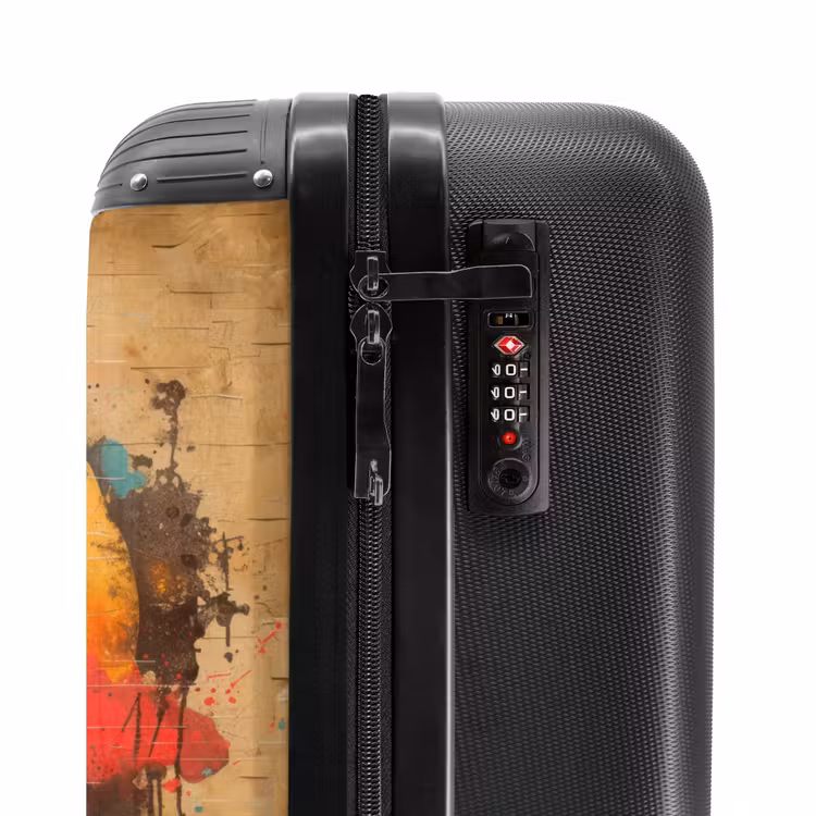 Suitcase - Buddha as a street art piece — 5
