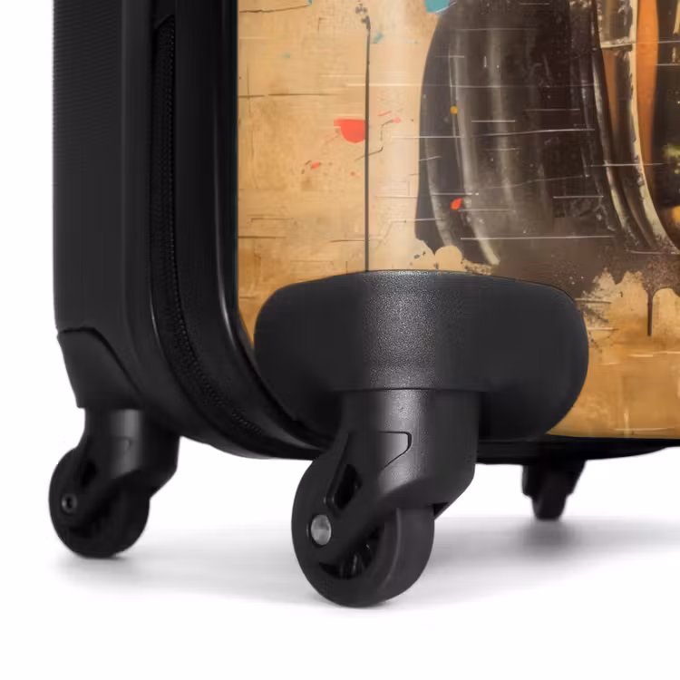 Suitcase - Buddha as a street art piece — 6