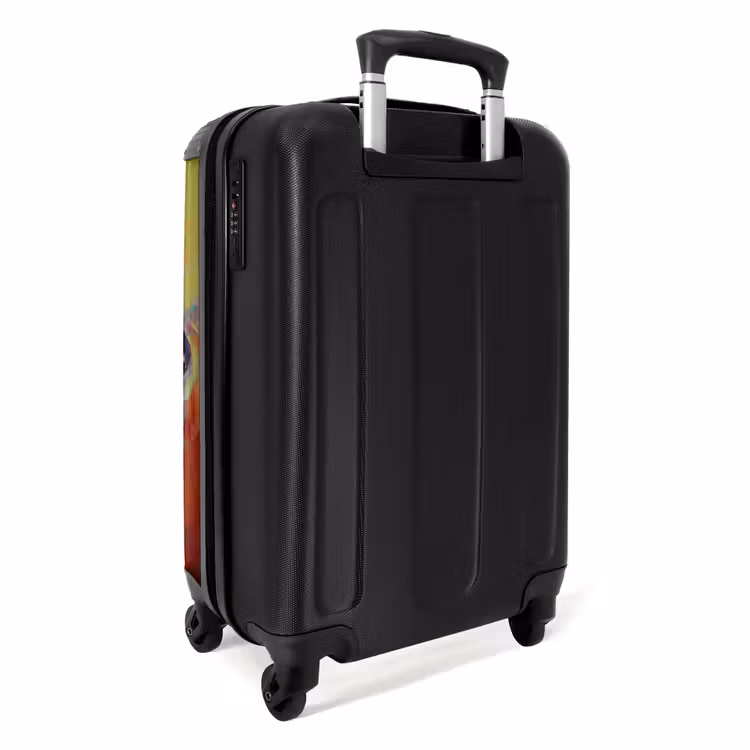 Suitcase - Butterfly as a colorful oil painting artwork — 3