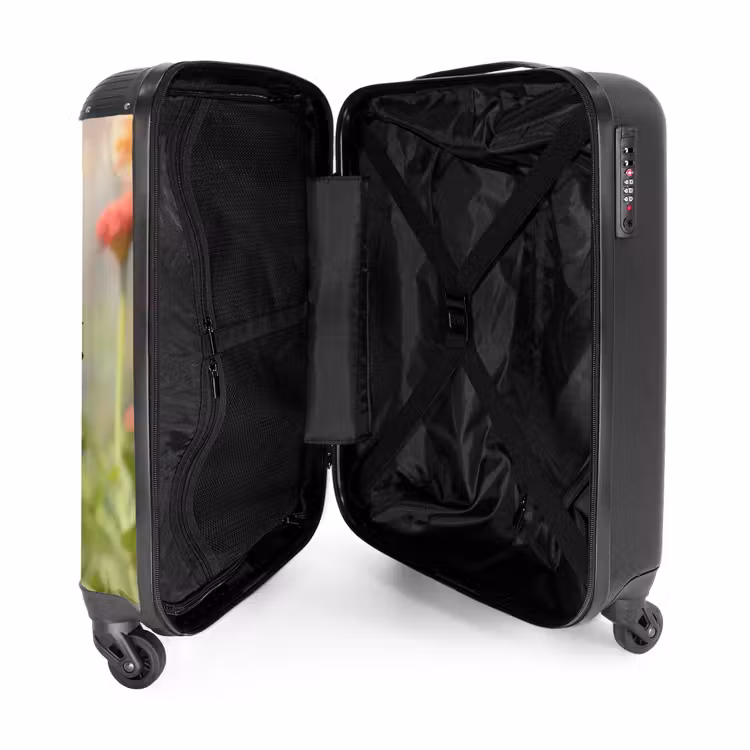 Suitcase - Butterfly on a flower — 4