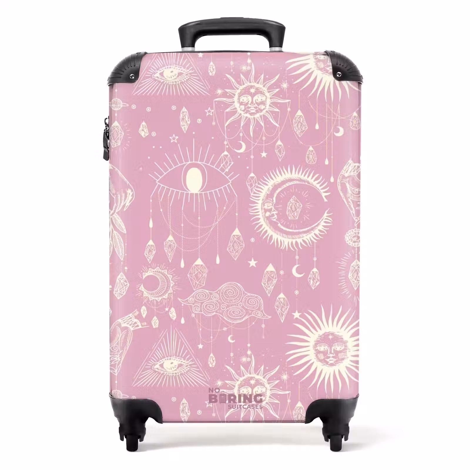 Suitcase - Boho - Pink sky pattern — 1