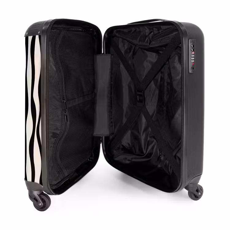Suitcase - Abstract - Black line art — 4