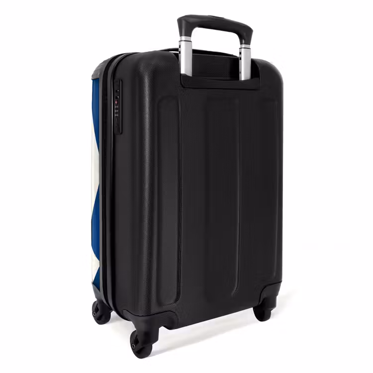 Suitcase - Abstract - Blue/White shapes — 3