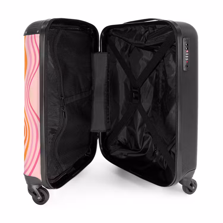 Suitcase - Abstract - Colorful waves — 4
