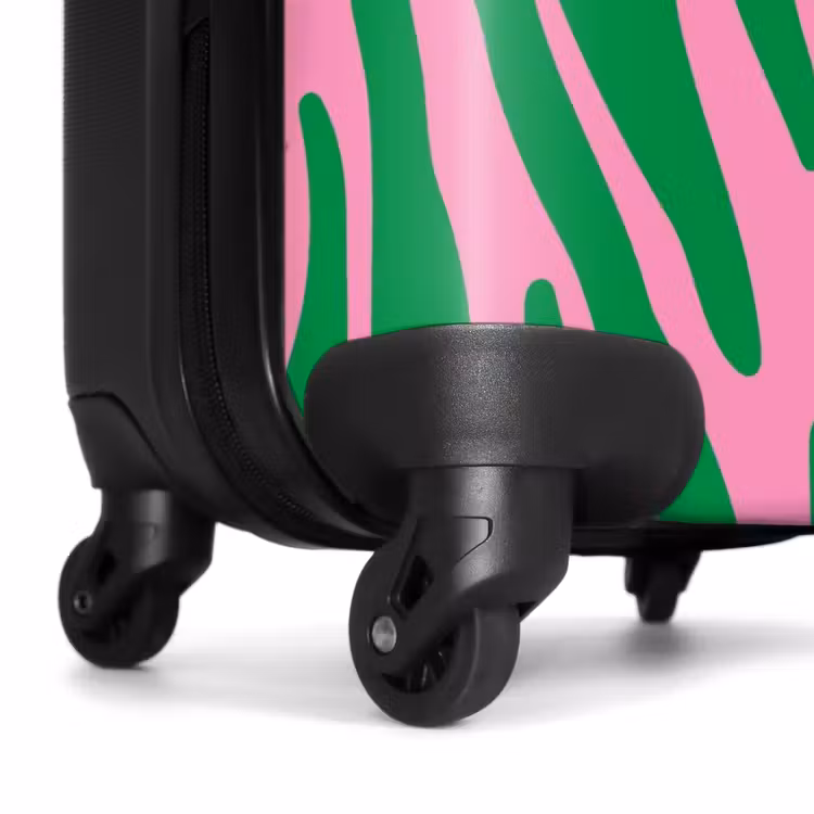 Suitcase - Abstract - Green waves — 6