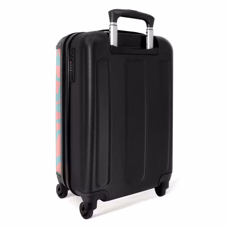 Suitcase - Abstract - Organic Blue/Pink — 3