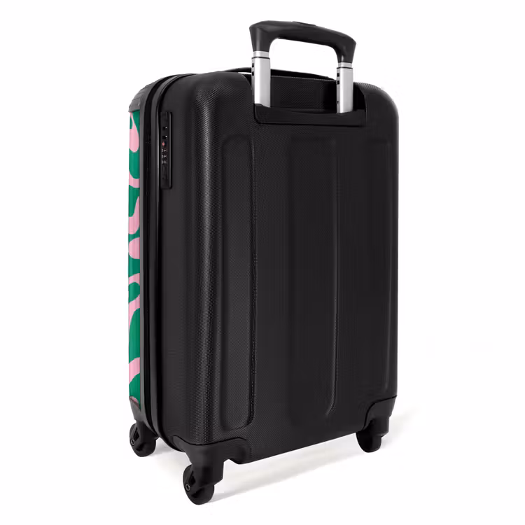 Suitcase - Abstract - Organic Pink/Green — 3