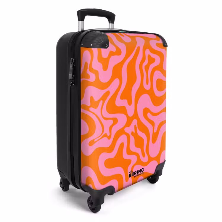 Suitcase - Abstract - Organic Pink/Orange — 2