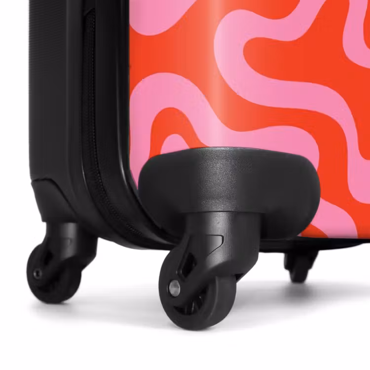 Suitcase - Abstract - Organic Pink/Red — 6