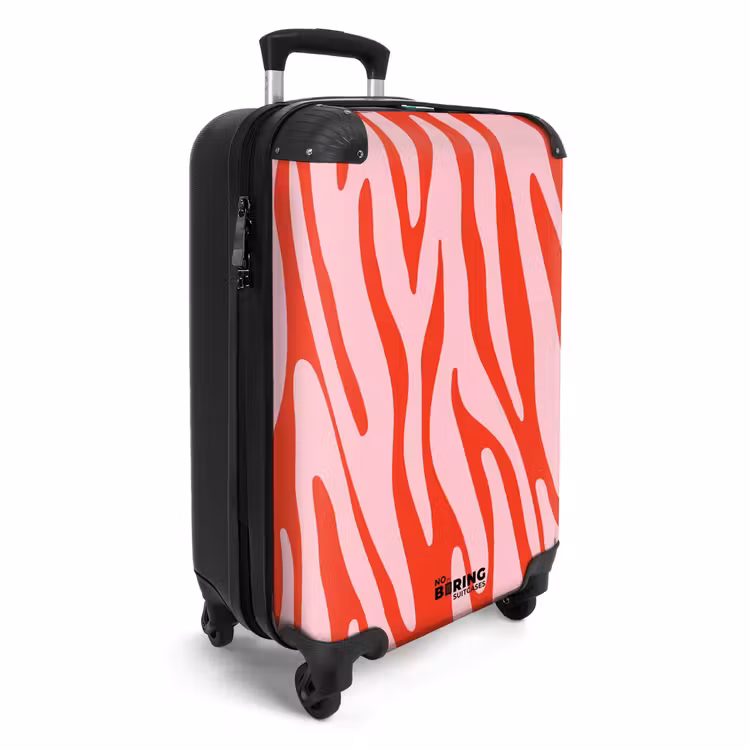 Suitcase - Abstract - Pink waves — 2