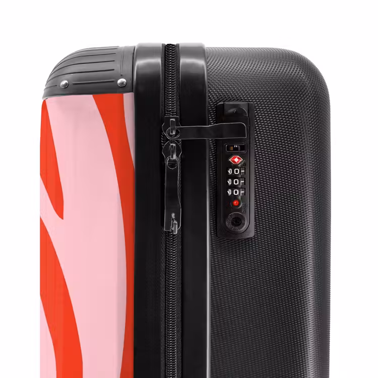 Suitcase - Abstract - Pink waves — 5