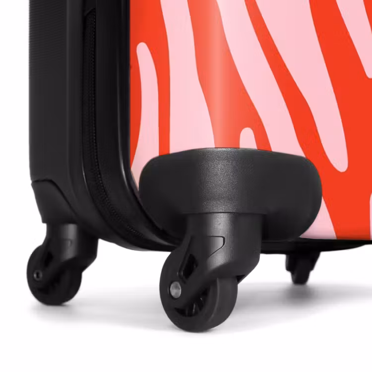Suitcase - Abstract - Pink waves — 6