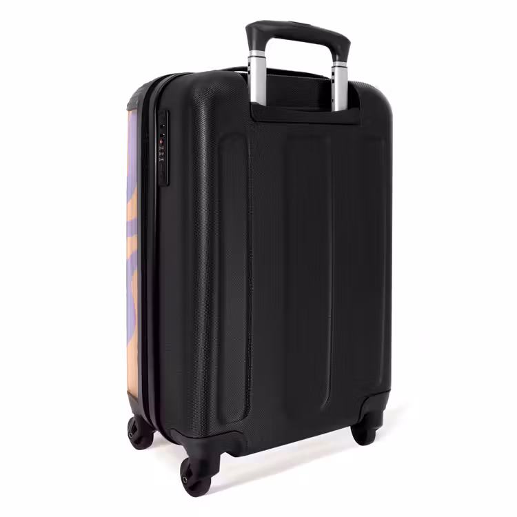 Suitcase - Abstract - Purple line art — 3