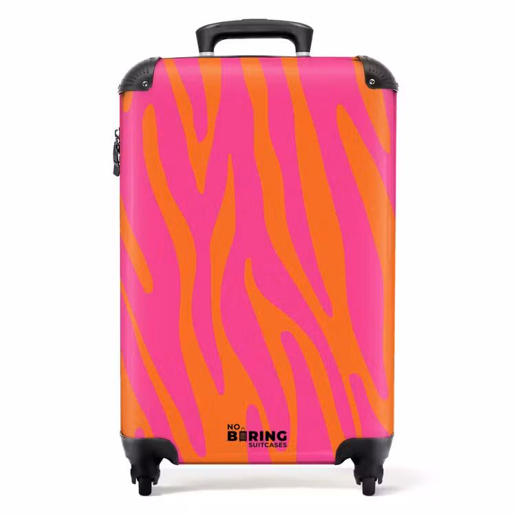 Suitcase - Abstract - Purple waves — 1