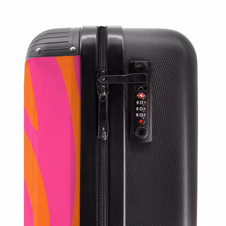 Suitcase - Abstract - Purple waves — 5