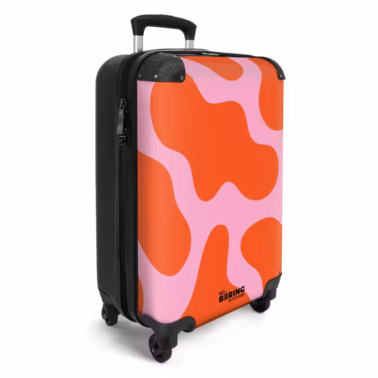 Suitcase - Abstract - Red shapes — 2