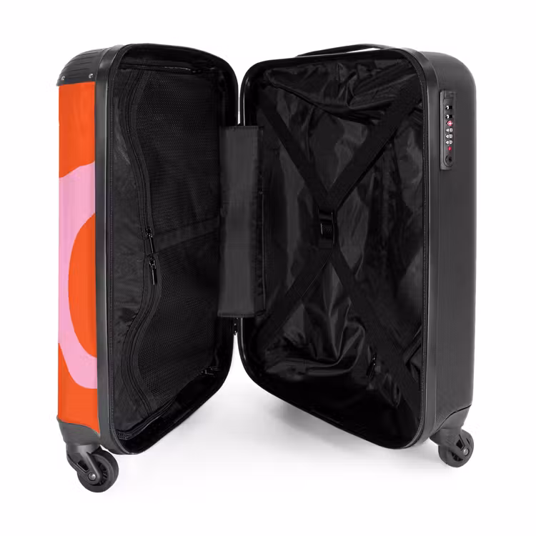 Suitcase - Abstract - Red shapes — 4