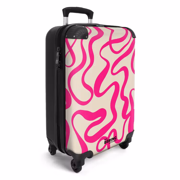 Suitcase - Abstract - Wavy lines — 2