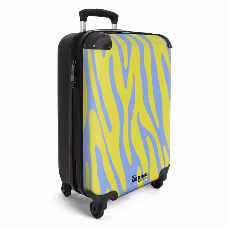 Suitcase - Abstract - Yellow Waves — 2