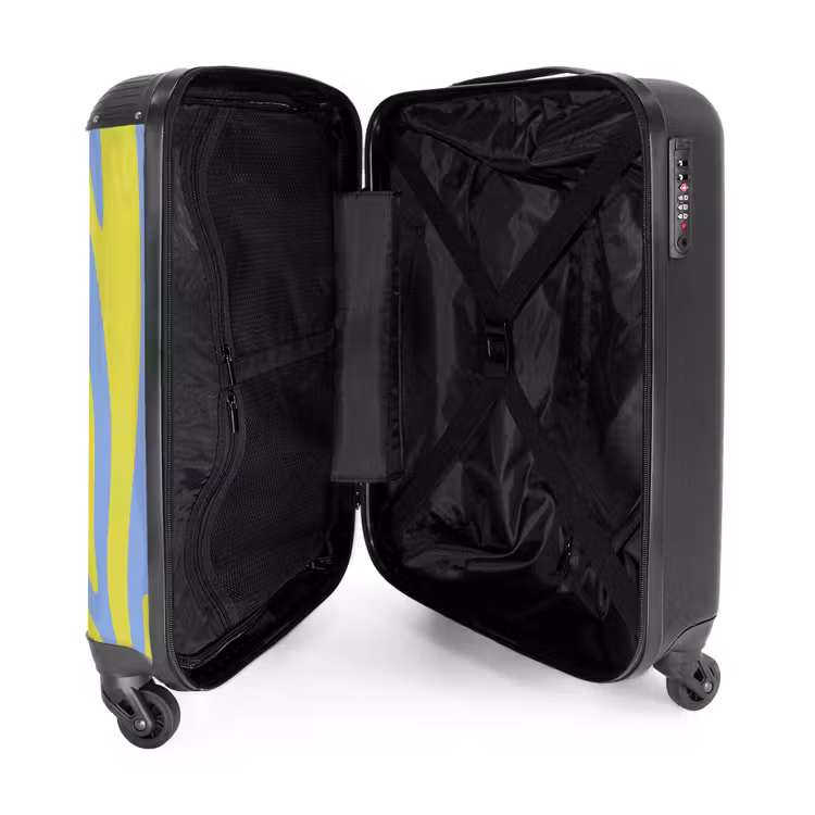 Suitcase - Abstract - Yellow Waves — 4