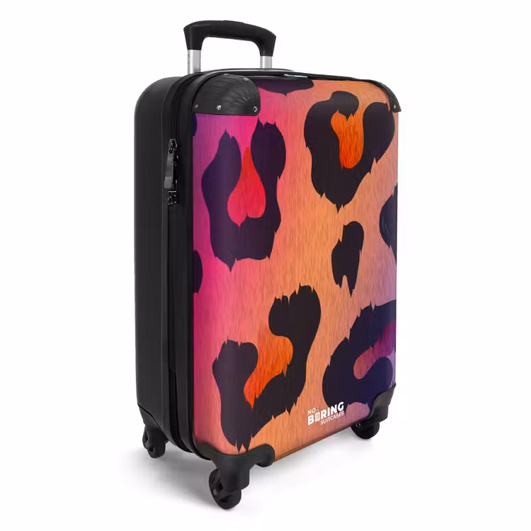 Suitcase - Animal holo - Leopard print — 2