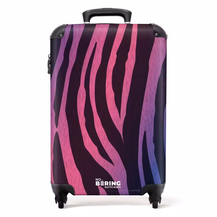 Suitcase - Animal holo - Tiger print — 1