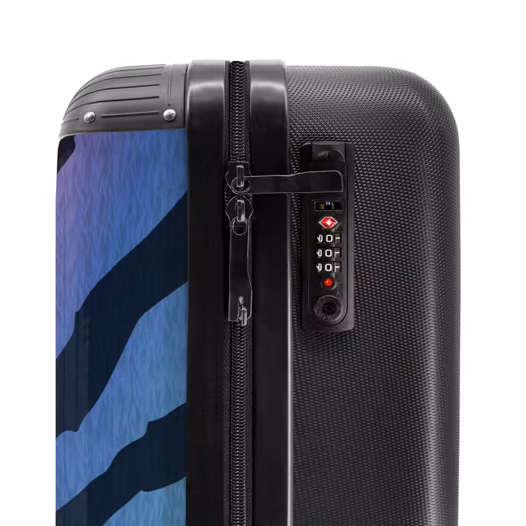 Suitcase - Animal holo - Zebra print — 5