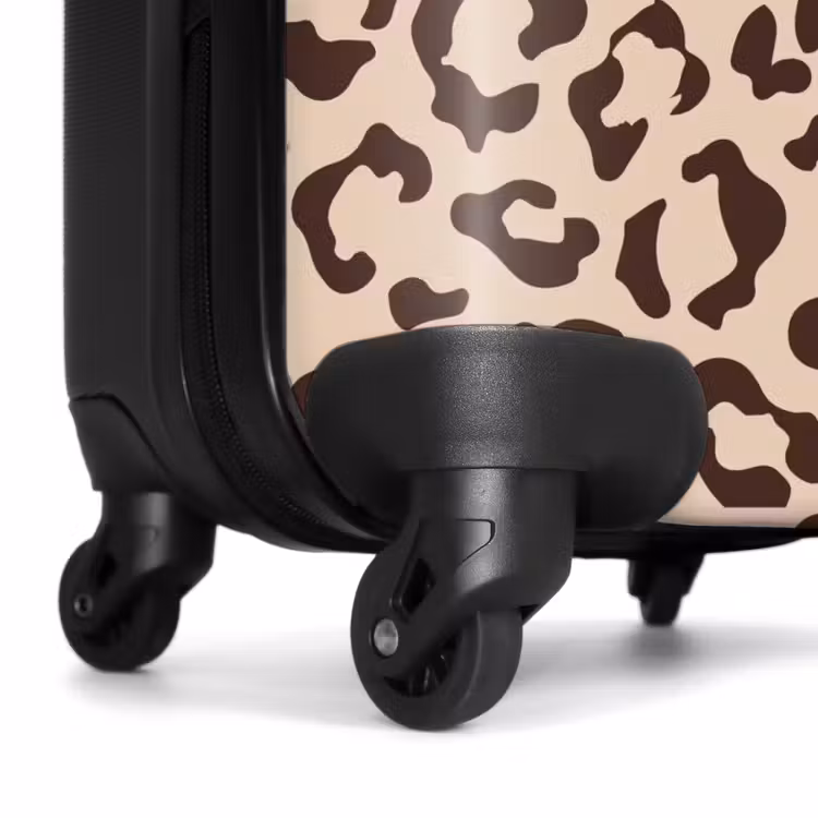 Suitcase - Animal prints - Panther print suitcase in brown and beige — 6