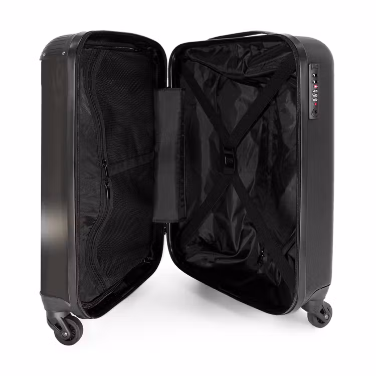 Suitcase - Blue car with gray flames — 4