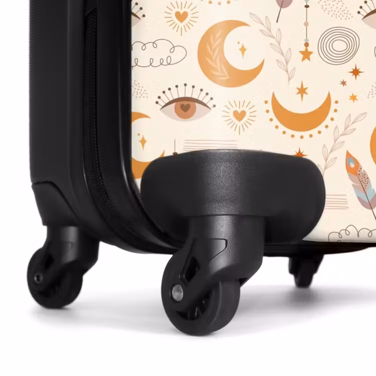 Suitcase - Boho - Moon pattern — 6