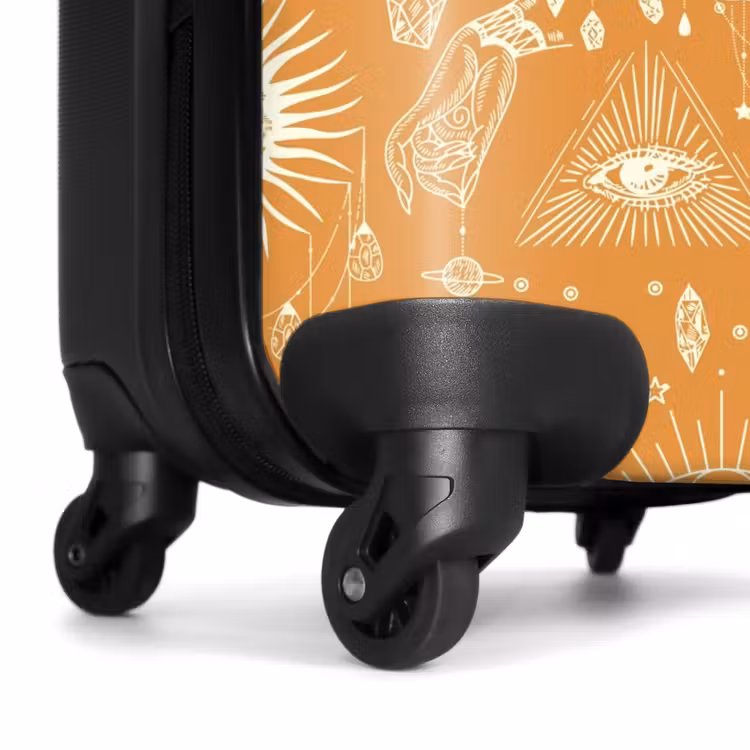 Suitcase - Boho - Orange sky pattern — 6