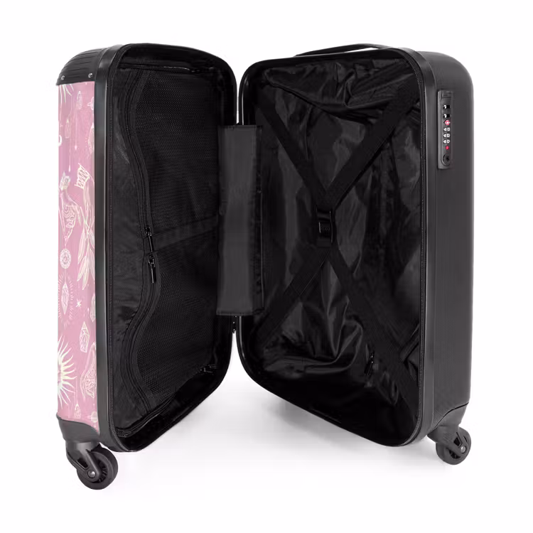 Suitcase - Boho - Pink sky pattern — 4