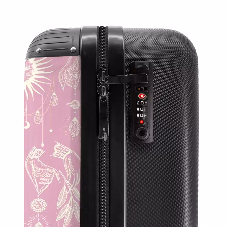 Suitcase - Boho - Pink sky pattern — 5