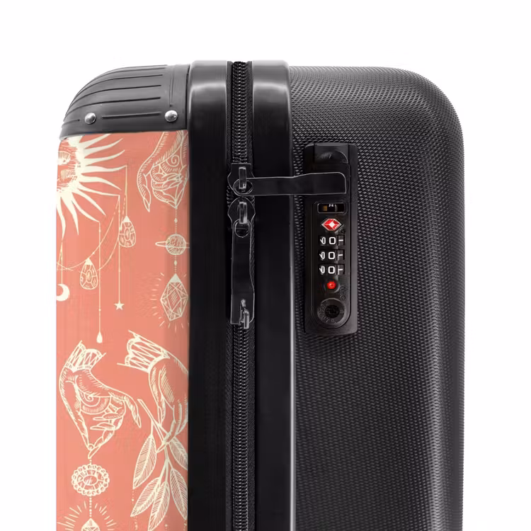 Suitcase - Boho - Red sky pattern — 5