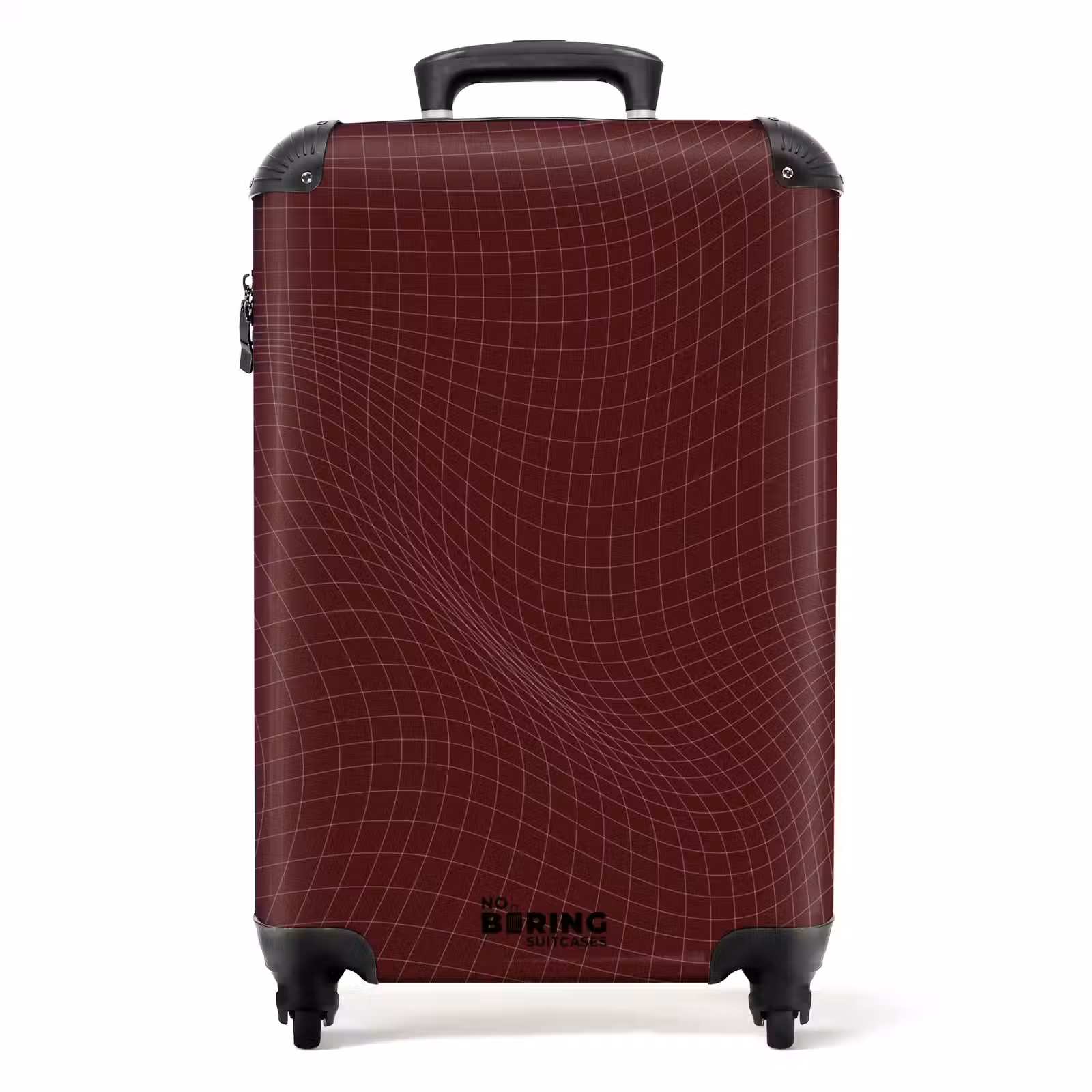 Suitcase - Abstract - Red grid pattern — 1