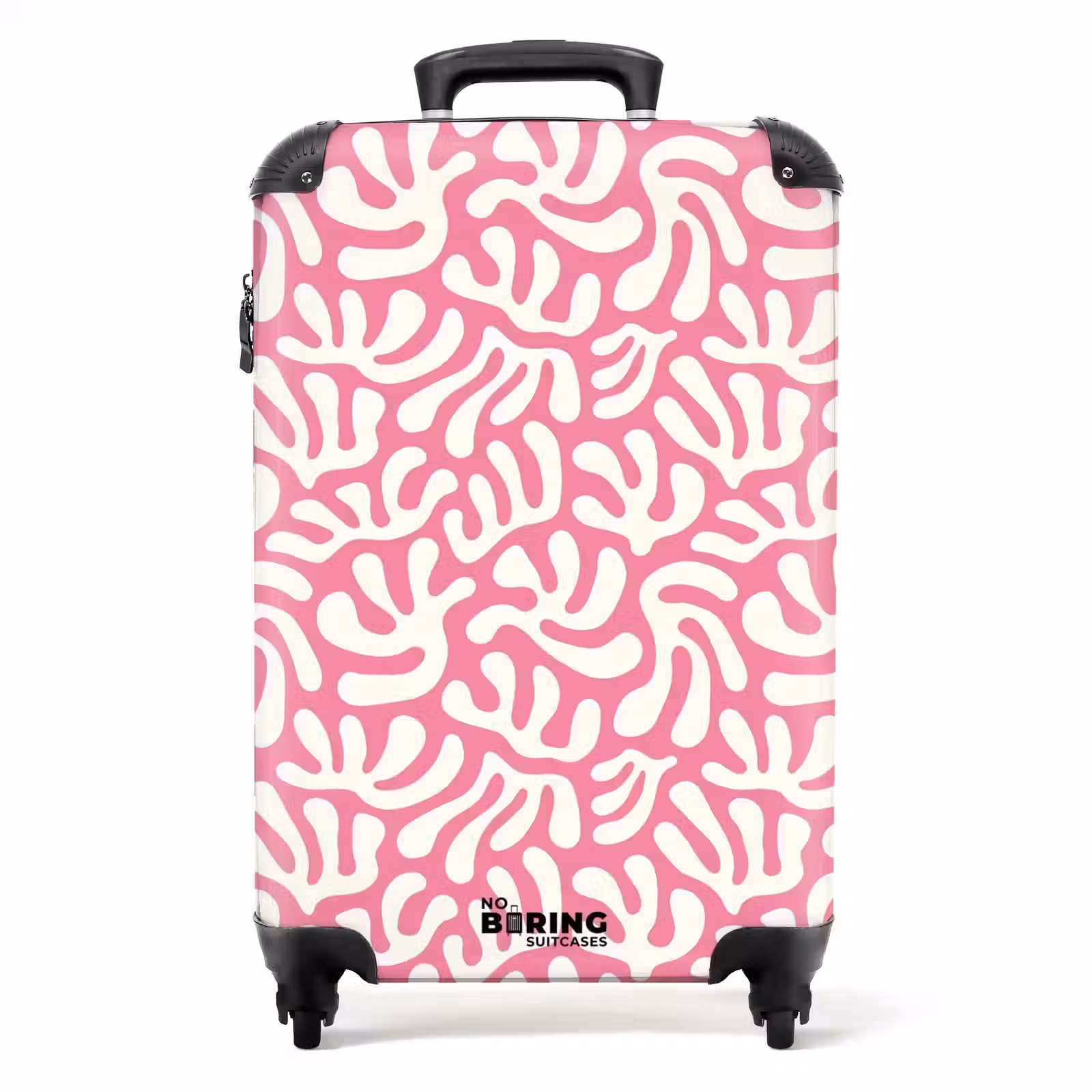 Suitcase - Abstract - White motif — 1