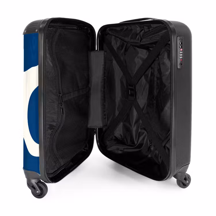 Suitcase - Abstract - Blue shapes — 4