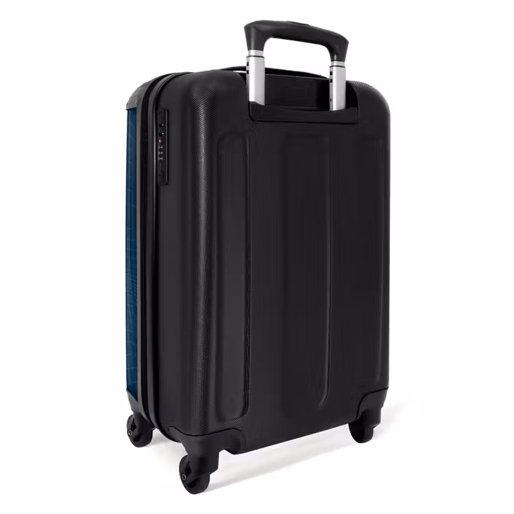Suitcase - Abstract - Dark blue grid pattern — 3