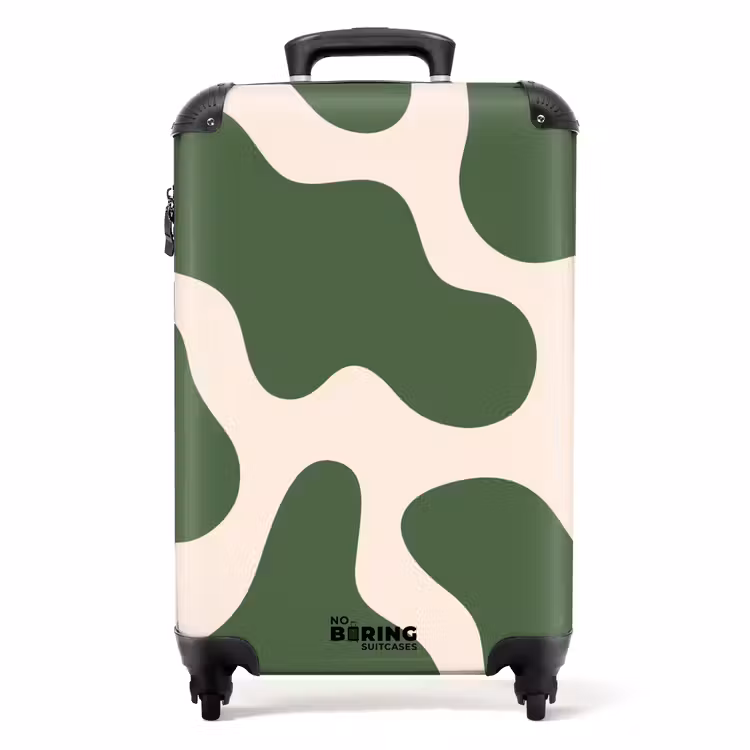 Suitcase - Abstract - Green forms — 1