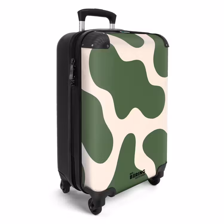 Suitcase - Abstract - Green forms — 2