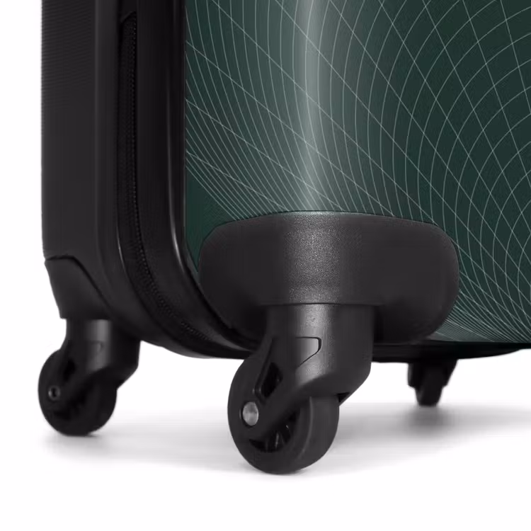 Suitcase - Abstract - Green grid pattern — 6