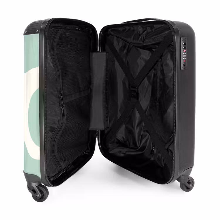 Suitcase - Abstract - Mint green shapes — 4