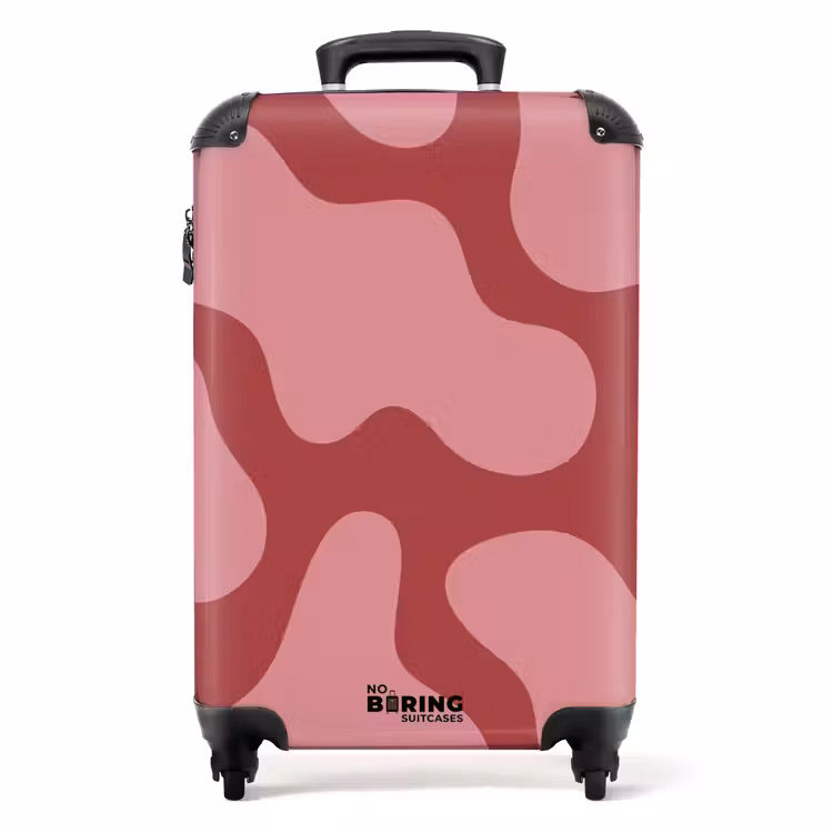 Suitcase - Abstract - Pink shapes — 1
