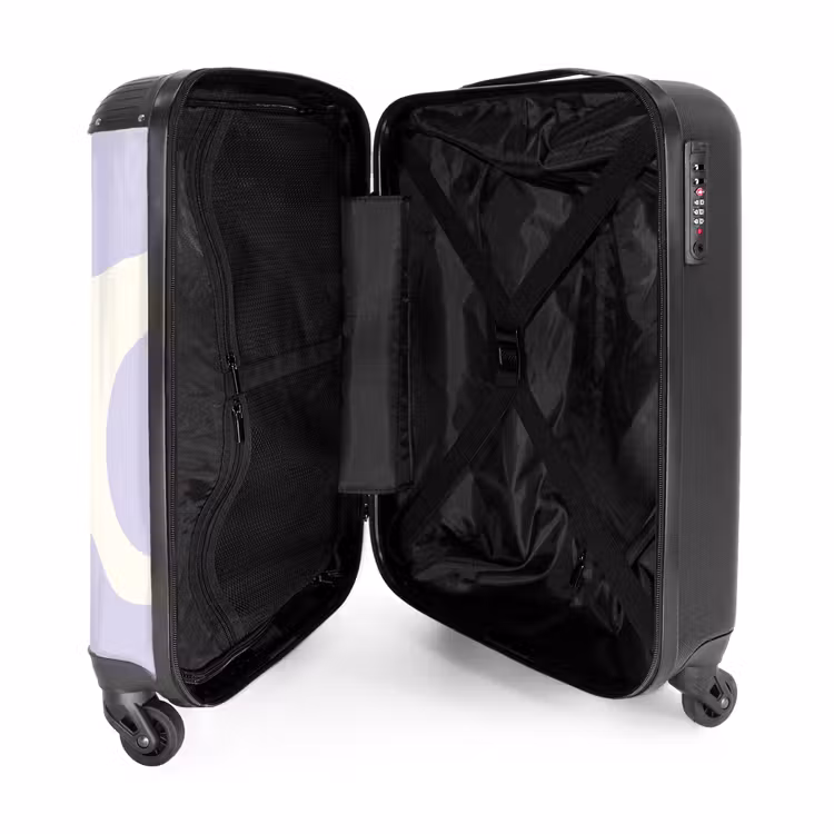 Suitcase - Abstract - Purple shapes — 4