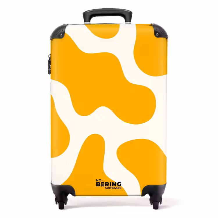 Suitcase - Abstract - Yellow shapes — 1